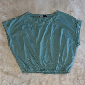 Sea Green Crop Top